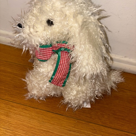 The Gingham Dog and The Calico Cat 1990 Plush Stuffed Poodle Xmas Story 14” tall - Picture 2 of 3